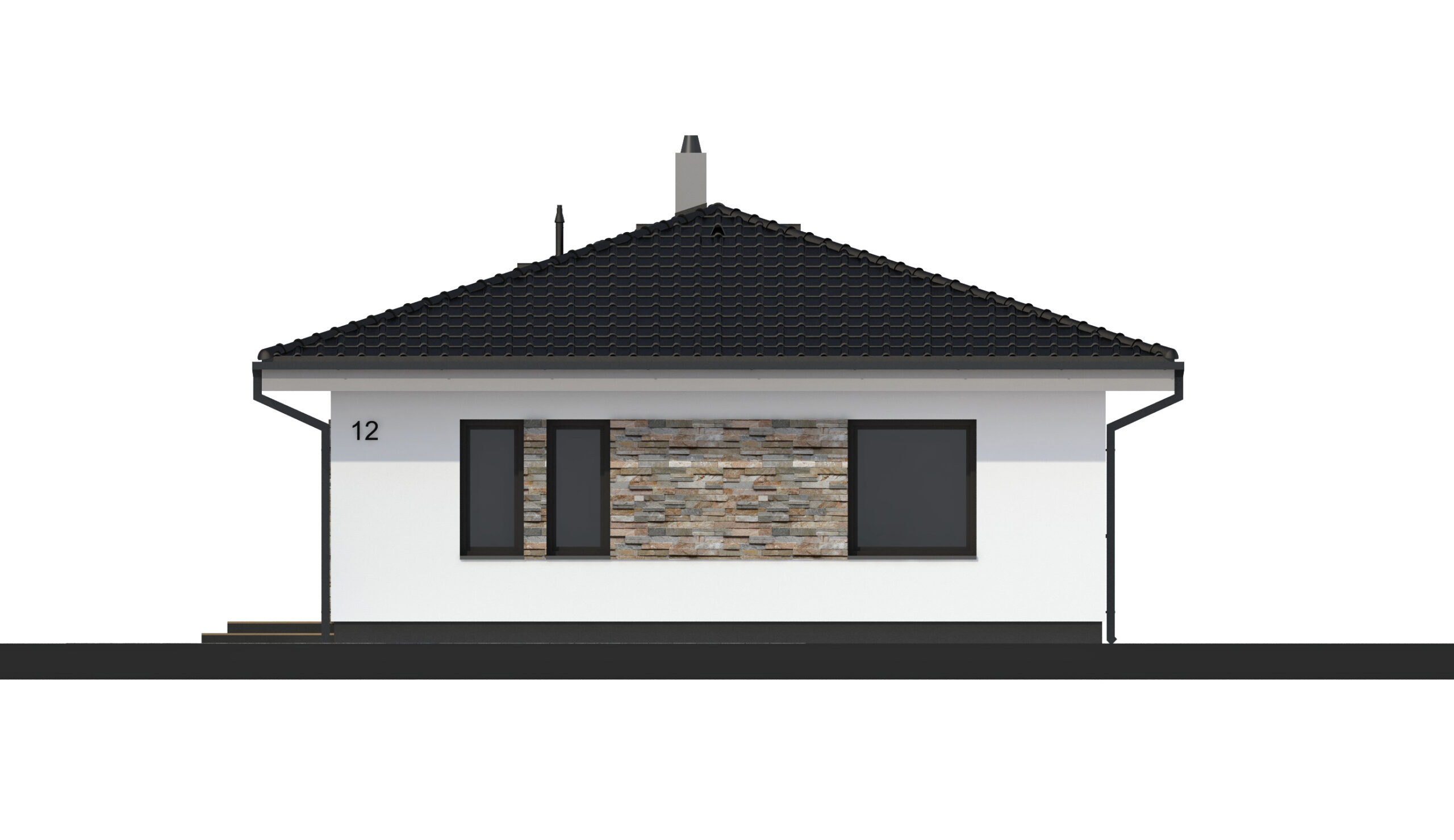 Projekt prízemného rodinného domu LAGUNA12N