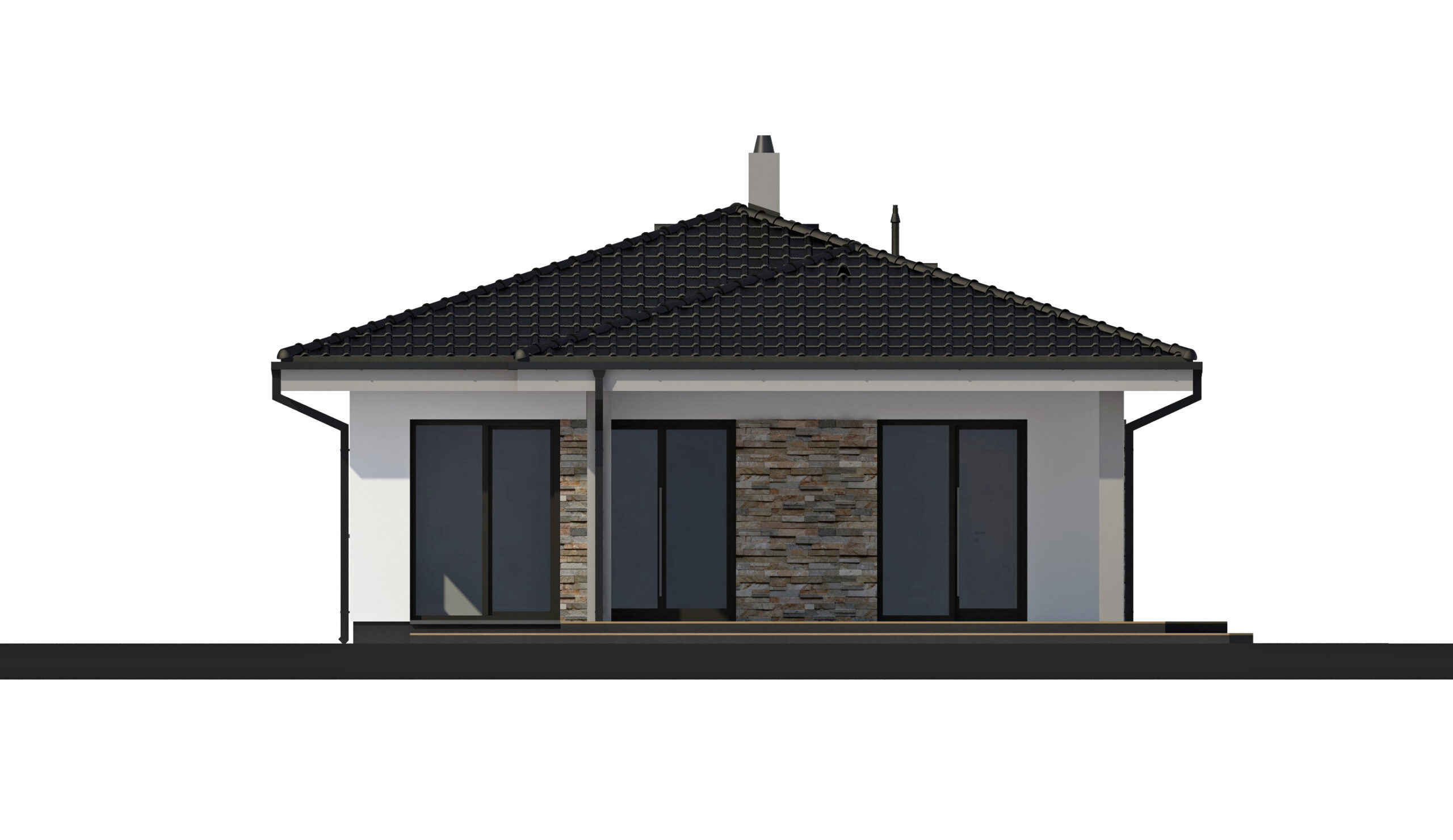 Projekt prízemného rodinného domu LAGUNA12N