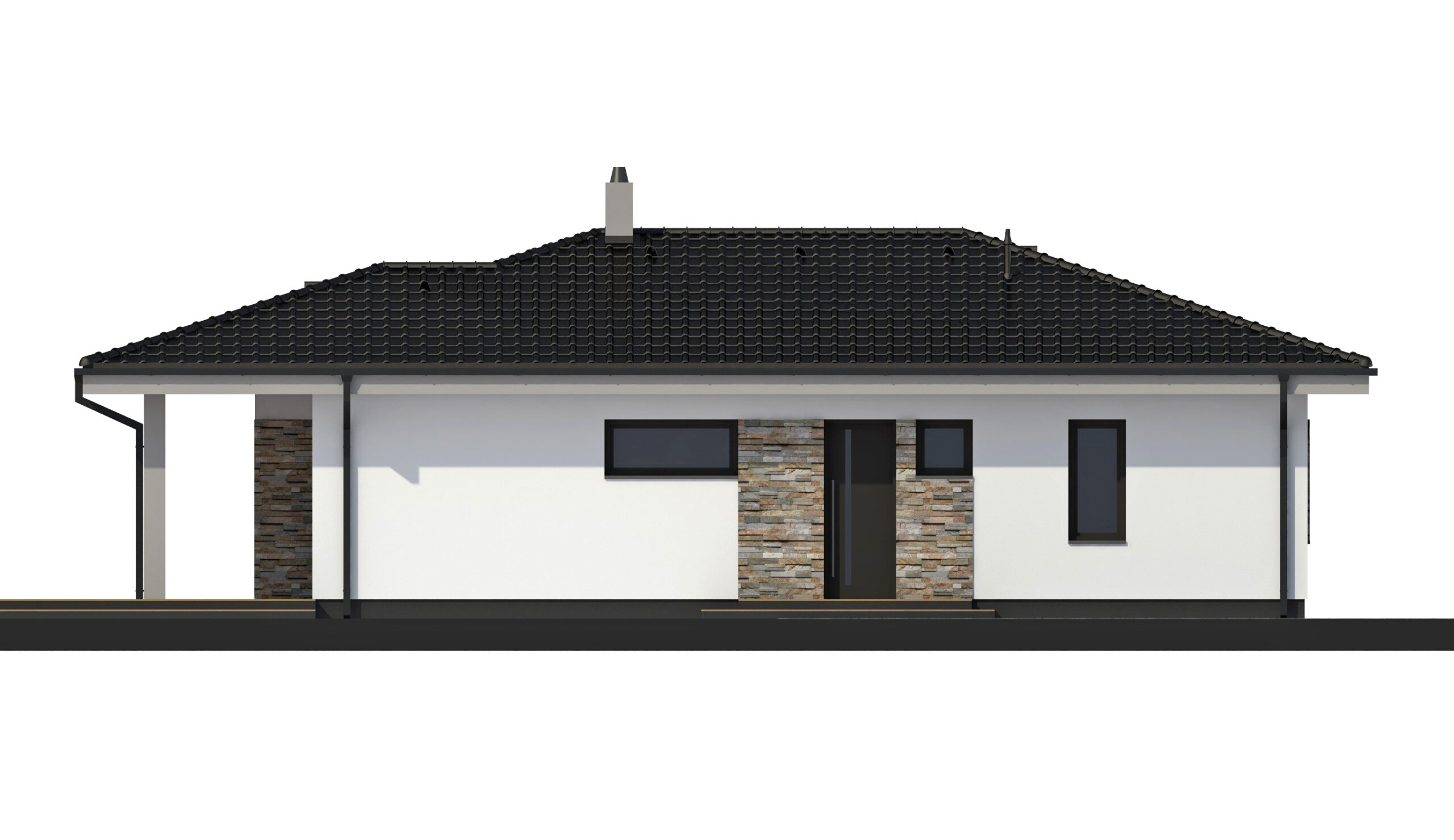 Projekt prízemného rodinného domu LAGUNA12N