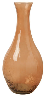 Dekoratívna váza Moccacooning Groove Belly z krúteného farebného skla