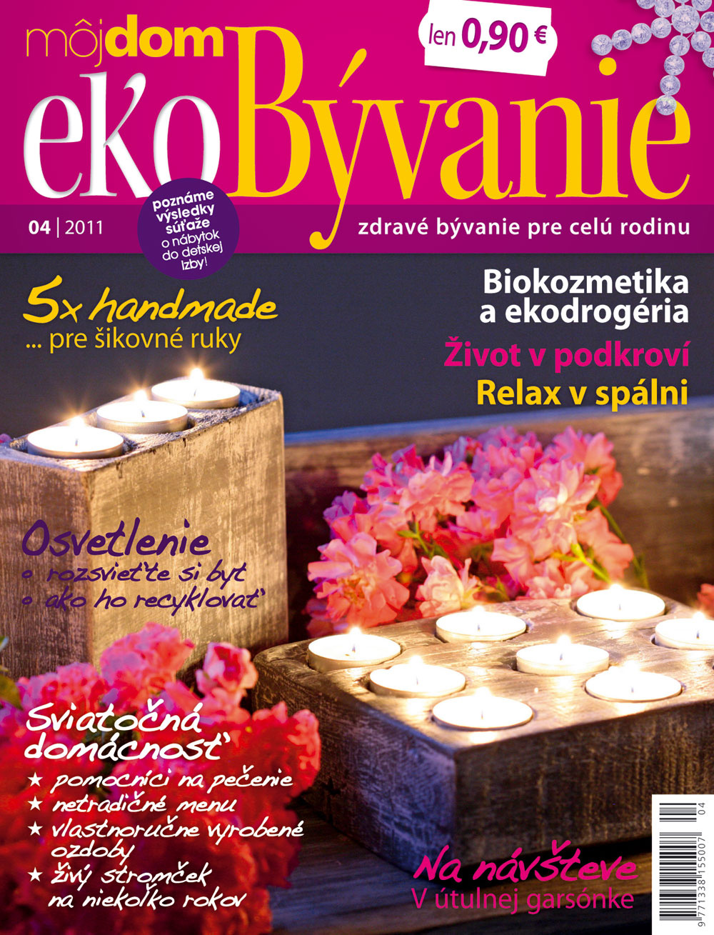 Nové číslo časopisu Môj dom ekoBývanie 04/2011 v predaji