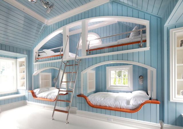 Niekoľko nápadov pre vašu poschodovú posteľ