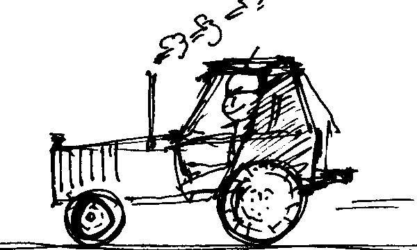 Vývoz slamy traktorom