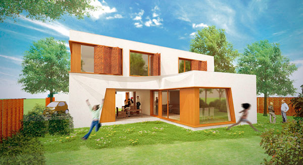 Druhé miesto získal návrh rakúskych architektov z AH3 Architekten. 