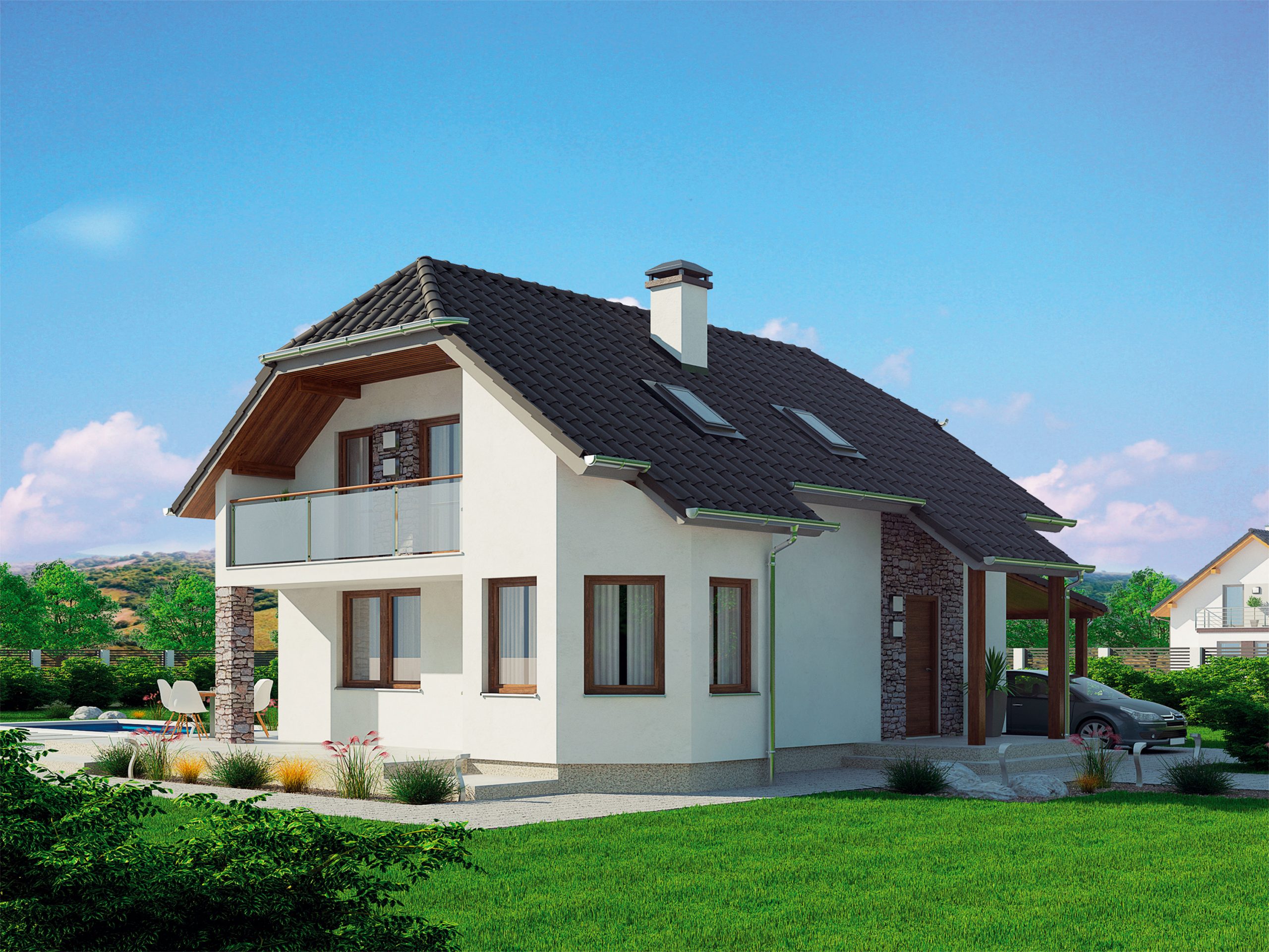 RD Pavla 2, dispozícia 5+1, úžitková plocha 106,8 m2, mesačná splátka v programe Génius  311 Eur