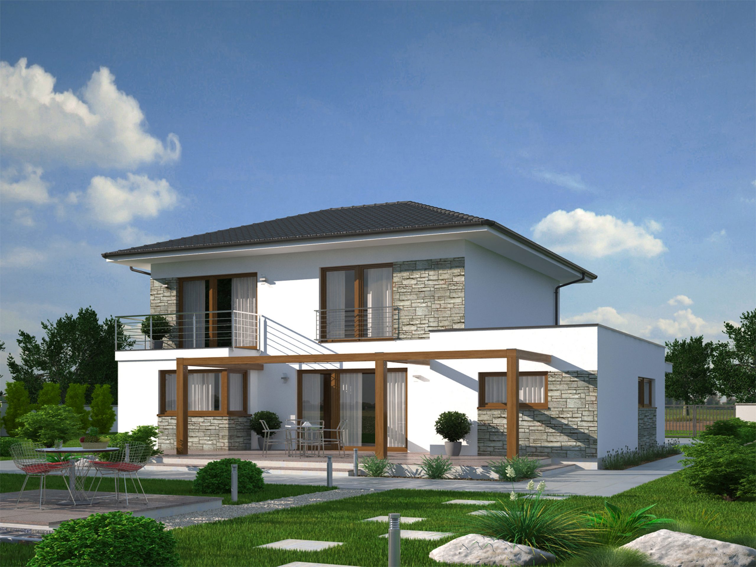 RD Dominik 20, dispozícia 5+KK+G, úžitková plocha 137,2 m2, mesačná splátka v programe Génius 464 Eur