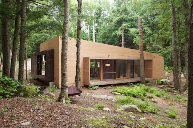 Drevený dom v Kanade