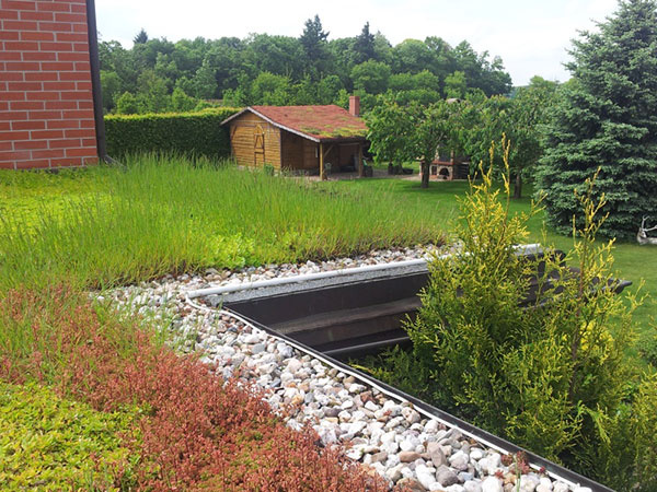 Zelené strechy zlepšia celkovú klímu v dome a zvýšia jeho estetiku
