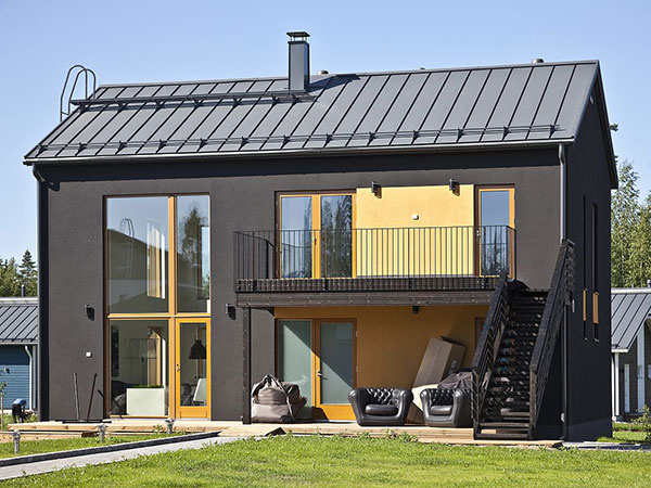 Moderný skandinávsky rodinný dom