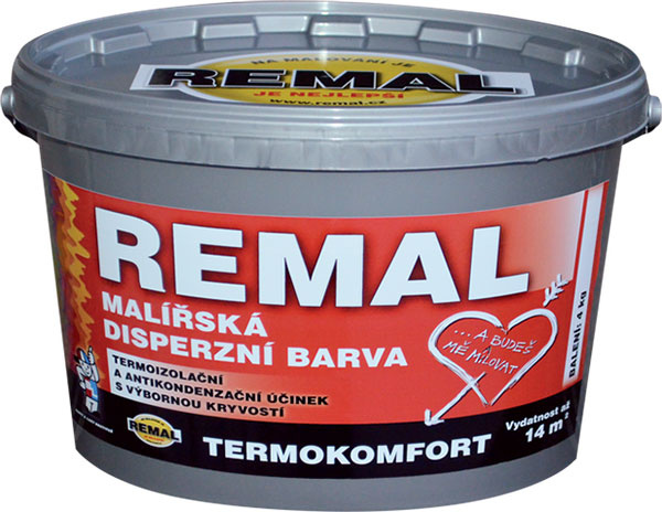 Remal Termokomfort – termoizolačná farba na steny