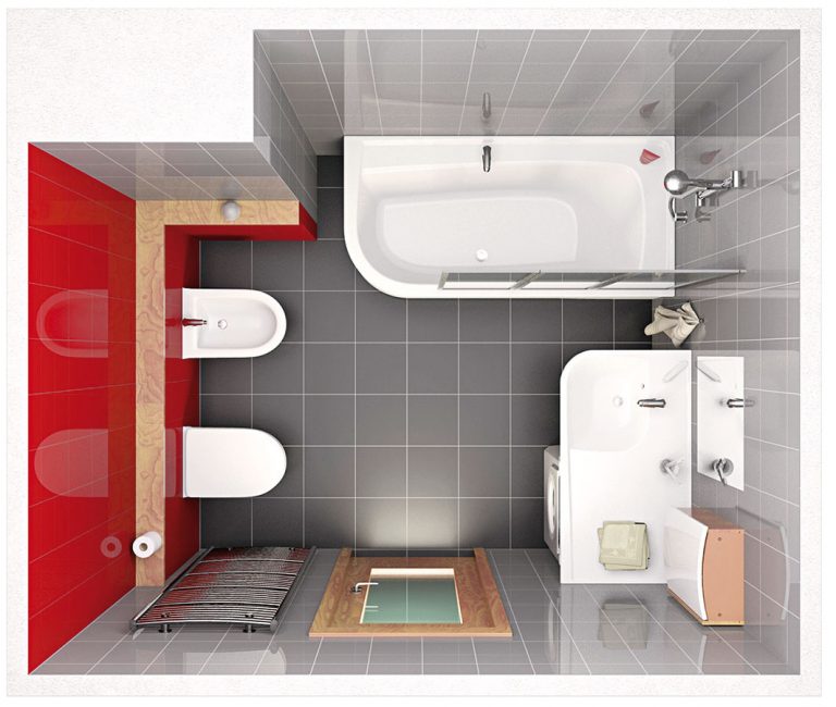 Pri hľadaní vhodného dispozičného riešenia malej panelákovej kúpeľne sa môžete inšpirovať aj vizualizáciami kúpeľňových štúdií a výrobcov. Výhodou je, že niektorí z nich už ponúkajú ucelené systémy určené špeciálne do takýchto malých priestorov.