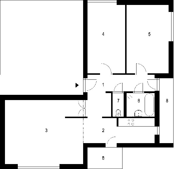 Očista priestoru v 3-izbovom byte