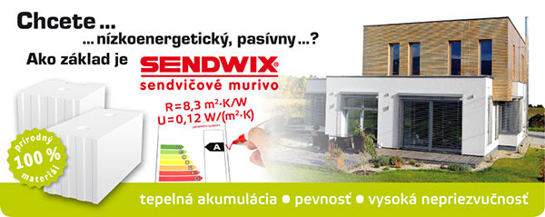 KMB SENDWIX – Moderné murivo pre nízkoenergetické a pasívne domy