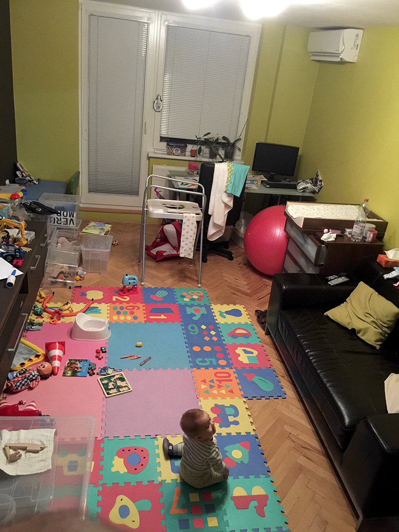 Premena obývačky na izbičku pre dvoch malých chlapcov