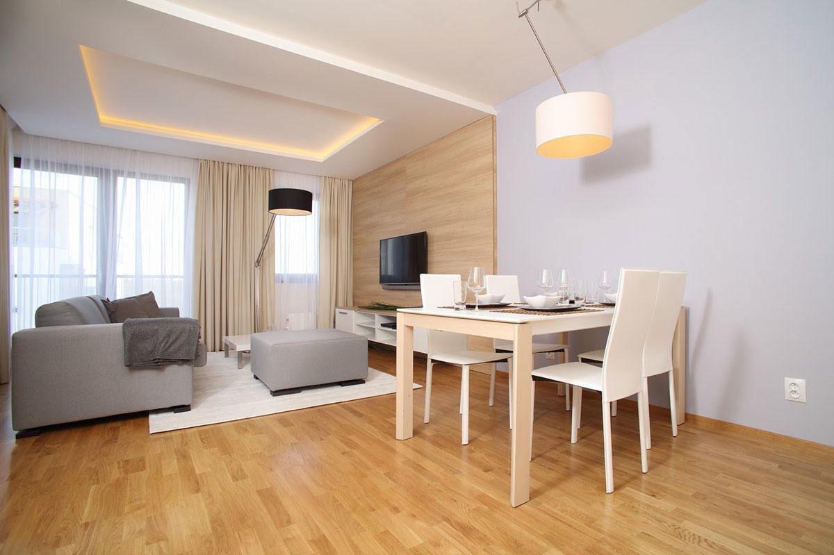 Nevtieravý osobitý štýl bytu s praktickým a pohodlným usporiadaním priestoru