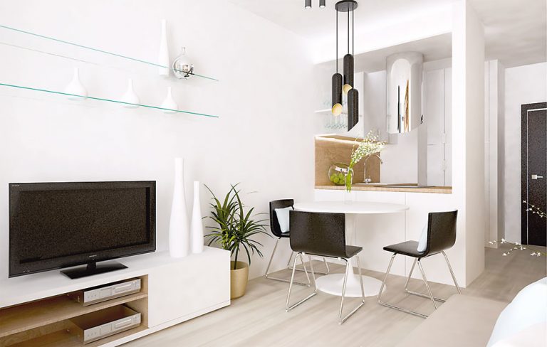 Návrh architekta, ako vytvoriť z miniatúrneho bytu plnohodnotné bývanie