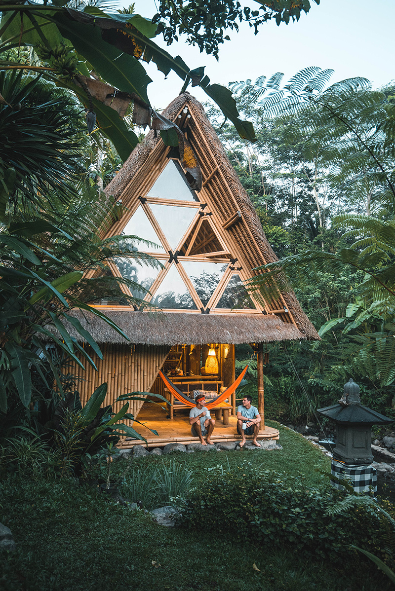 Bambusový domček ako skvelý zážitok!
