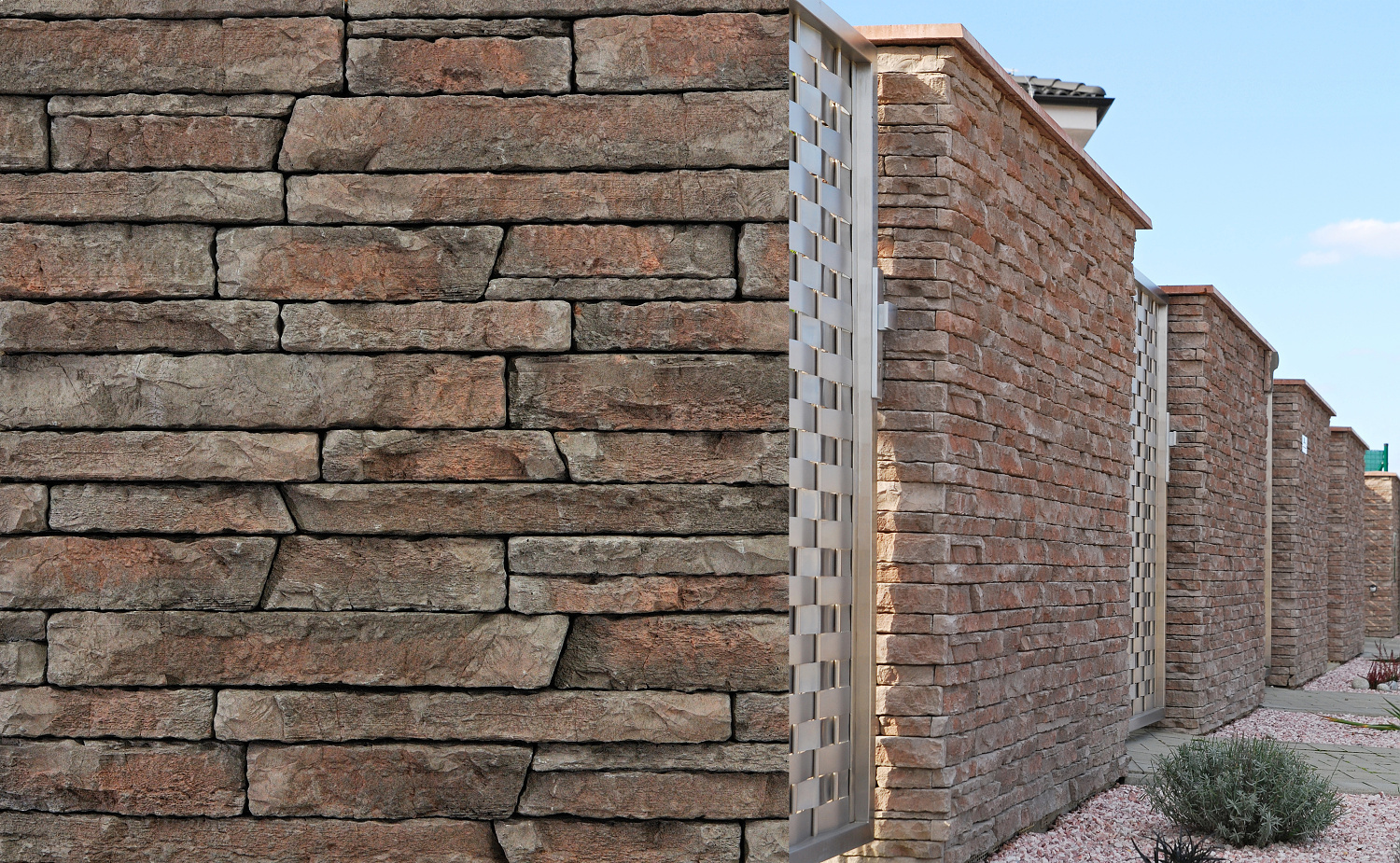 Betónový obklad zobrazuje i najjemnejšie vlásočnice prírodného kameňa