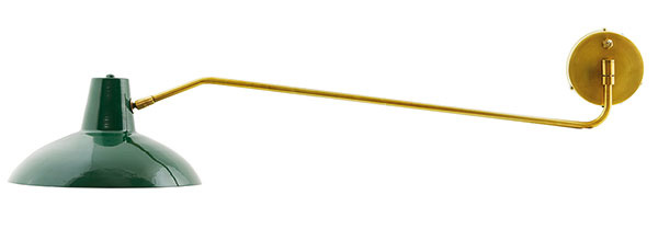 Elegantná od značky House Doctor, dĺžka 104 cm, priemer 31 cm, dĺžka kábla 2,2 m, aj biela, 299 €,  www.livingandcompany.com 