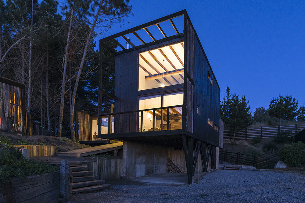 Atraktívne bývanie v modulárnom dome s výhľadom na vodnú hladinu