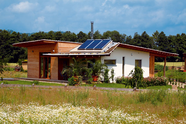 Energeticky pasívny dom z dreva a hliny