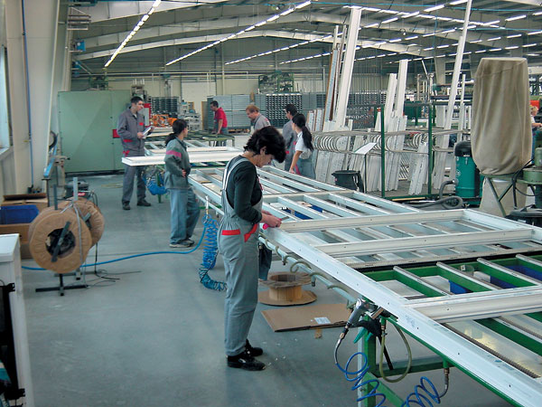 Výroba plastového okna