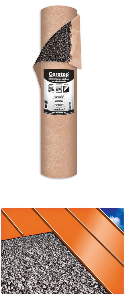 Membrána na plechovú strechu