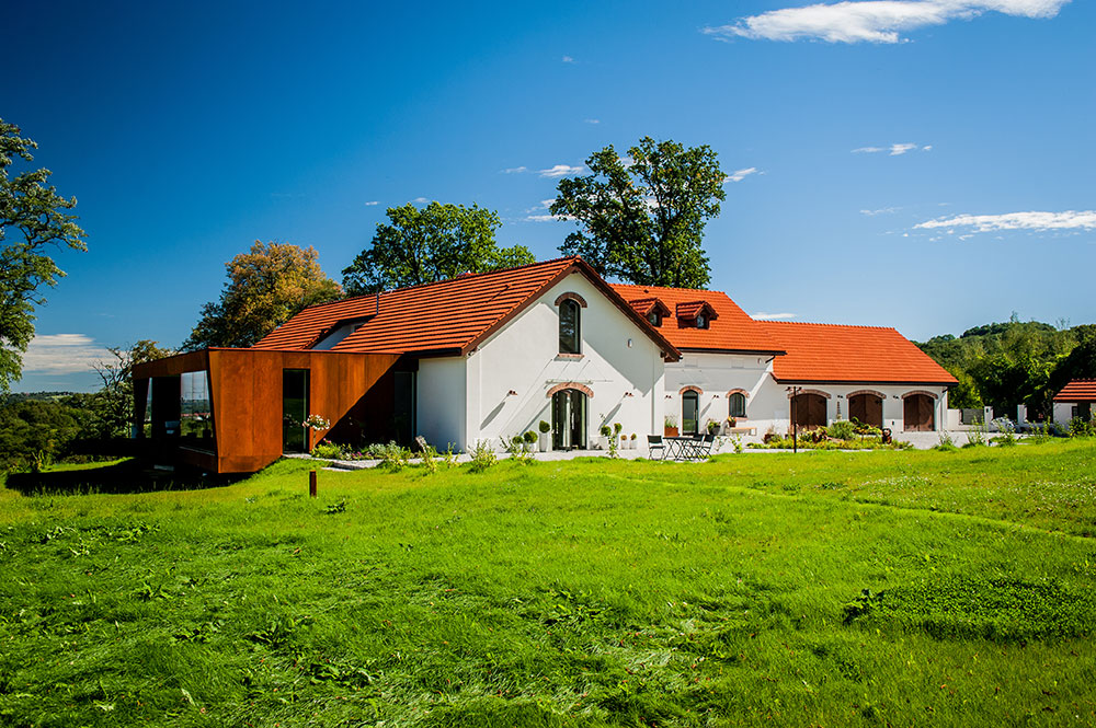 zrekonštruovaná farma vo Wieliczke