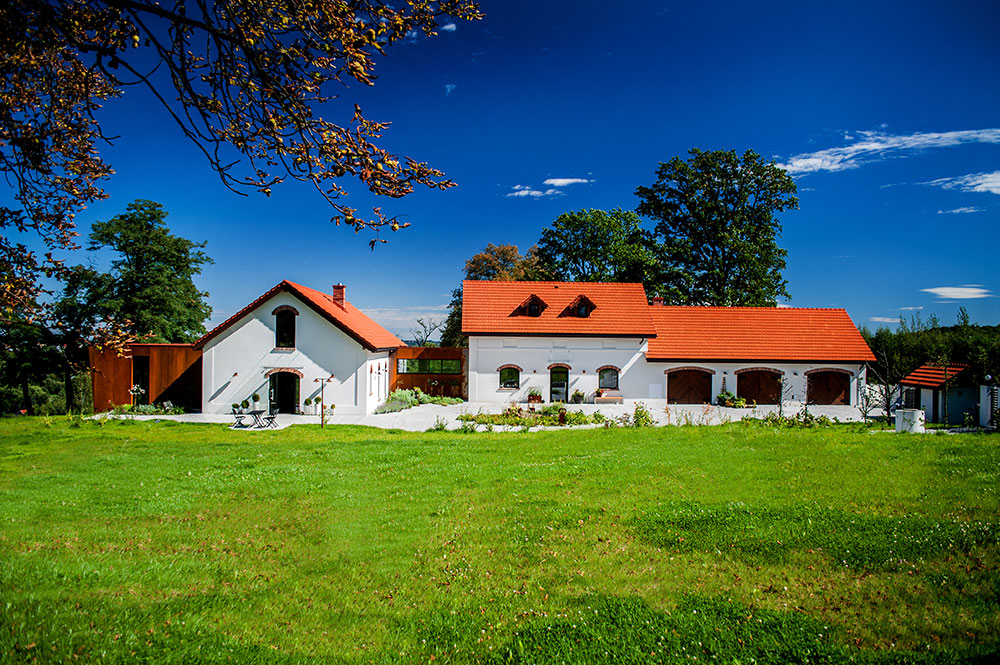 zrekonštruovaná farma vo Wieliczke