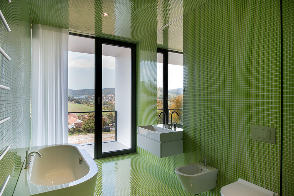 zelená kúpeľňa