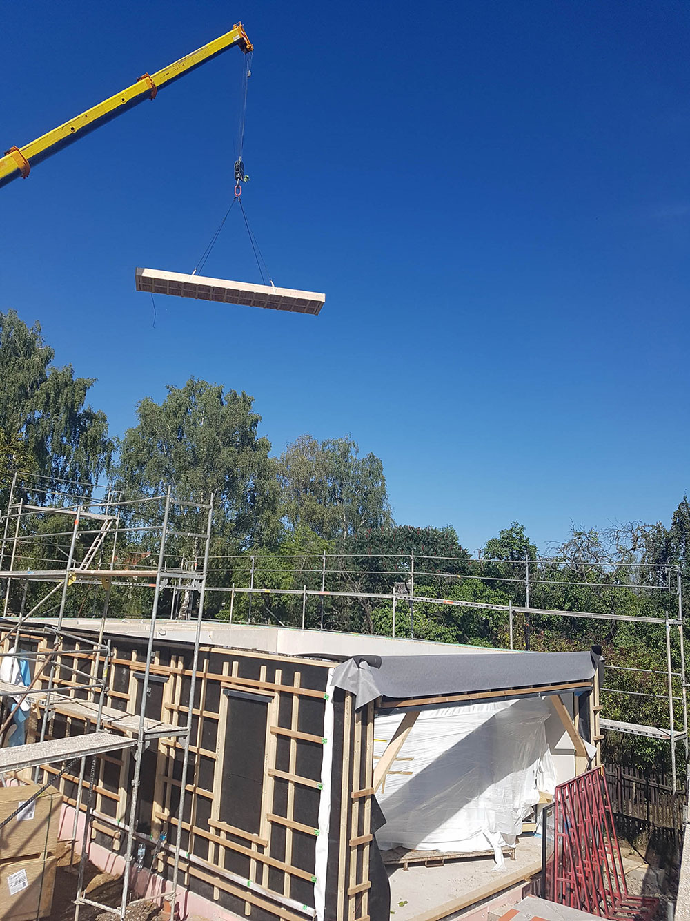 stavba drevostavby Prokop