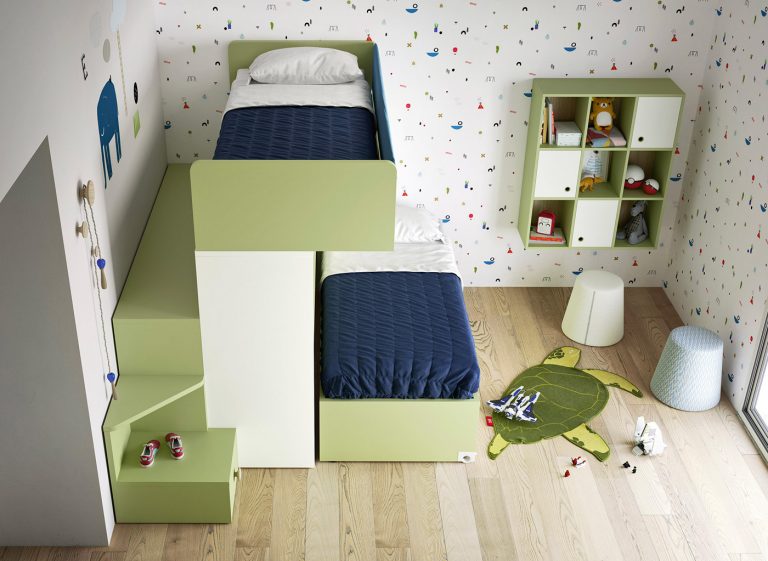 Poschodová posteľ pre deti: áno či nie?