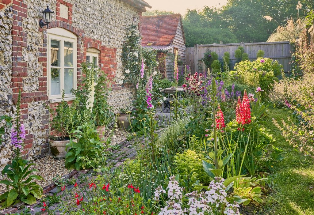 anglická vidiecka záhrada