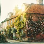 anglický vintage dom a záhrada