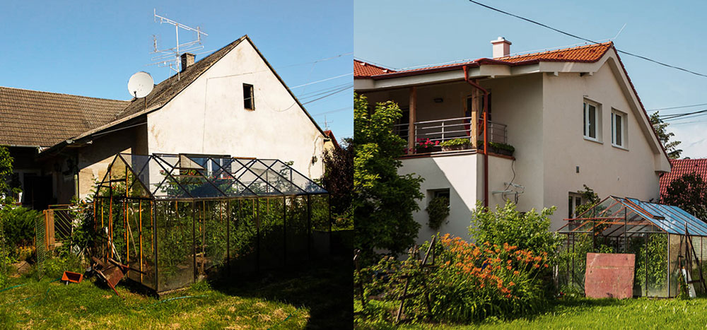 rekonštrukcia domu v Lozorne