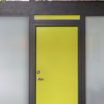Žlté vchodové dvere