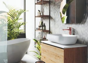 9 tipov, ako v kúpeľni kombinovať obklady a dlažby