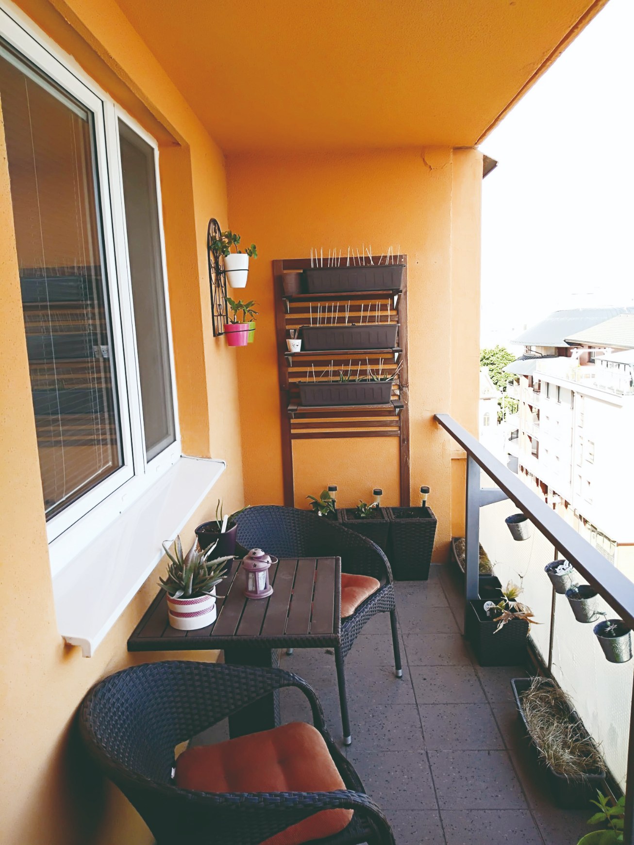 Pôvodný balkón. 