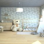 vizualizácia interiéru detskej izby