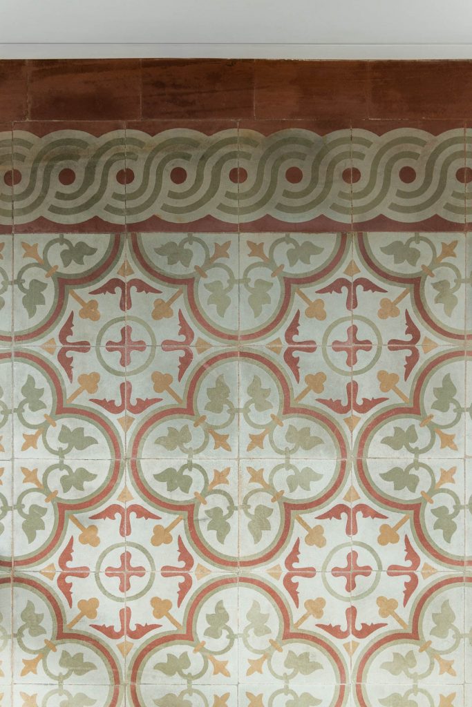 Stará mozaika v dome v Portugalsku