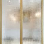 Zasúvacia sklenená stena detail