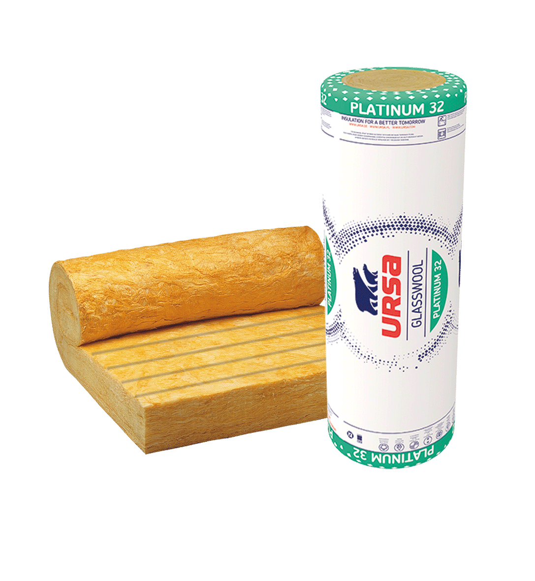Medzi materiály vhodné na šikmé strechy patrí URSA PLATINUM 32.
