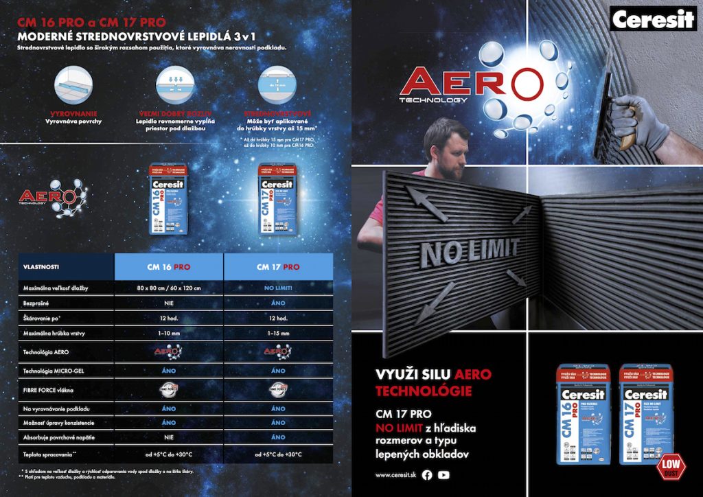Ceresit PRO Aero technológia informácie