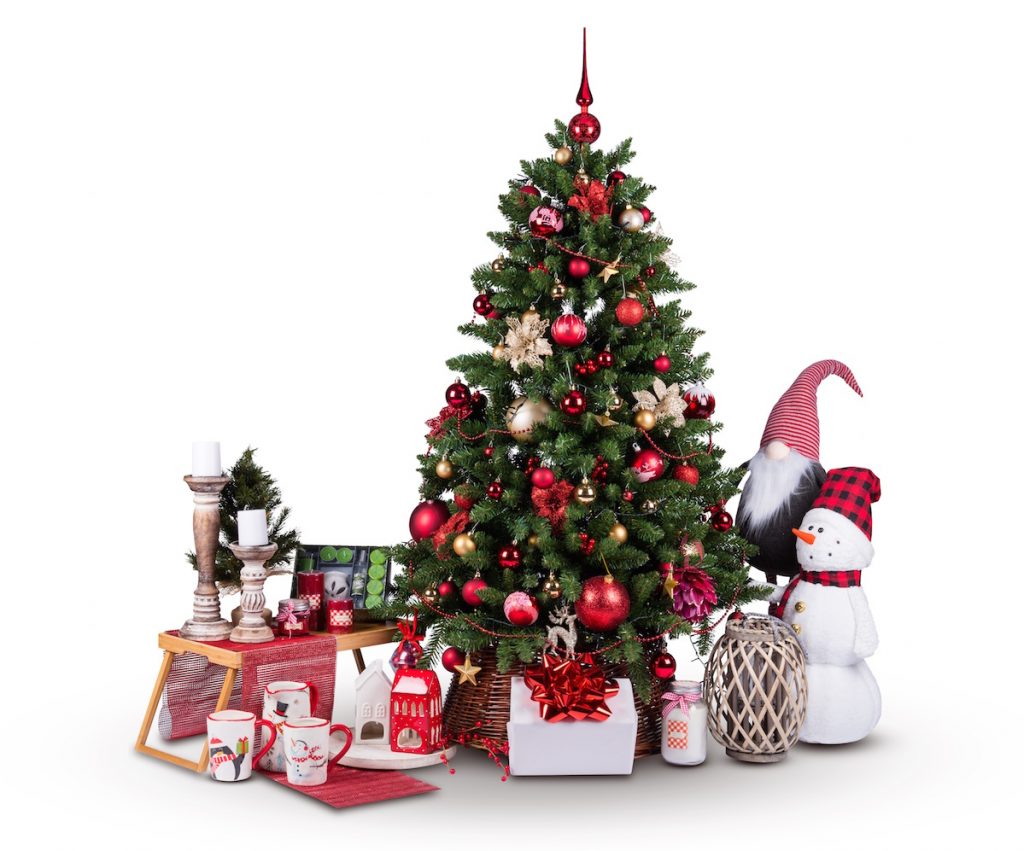 Vianočný stromček s darčekmi