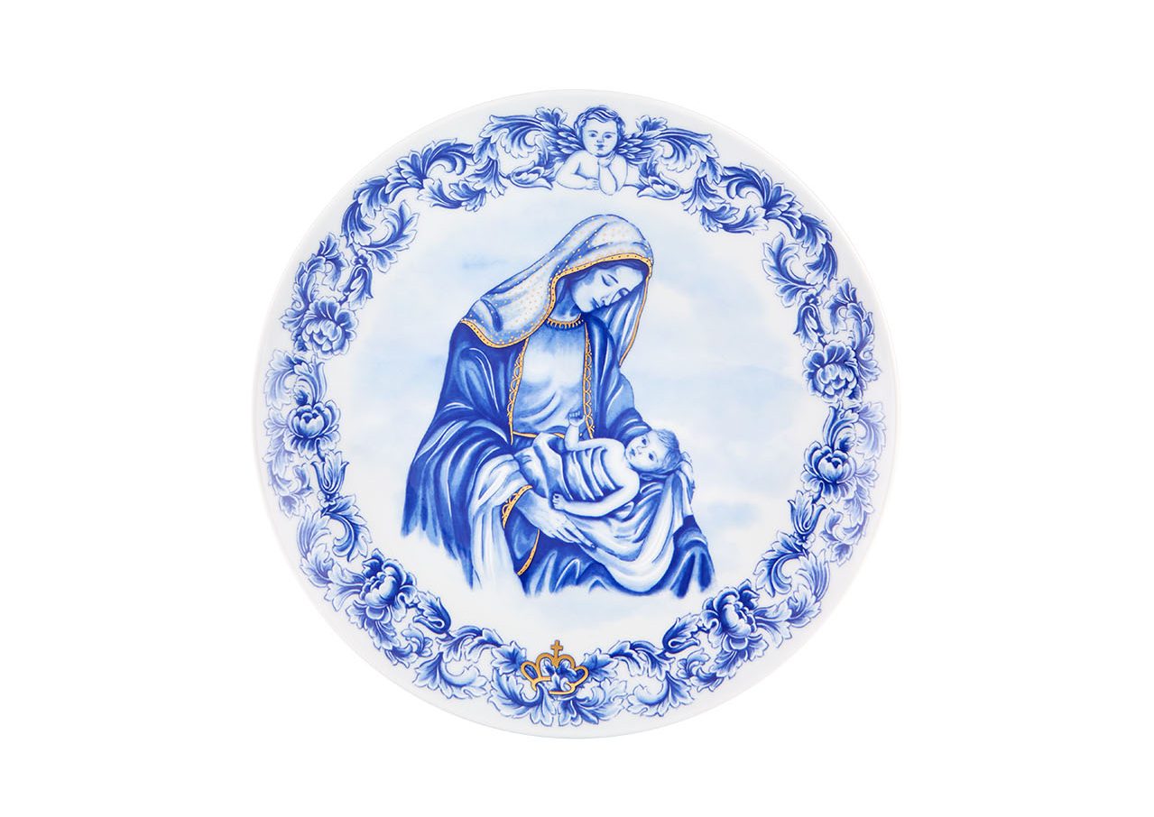 Dizajnový tanier s obrázkom Márie