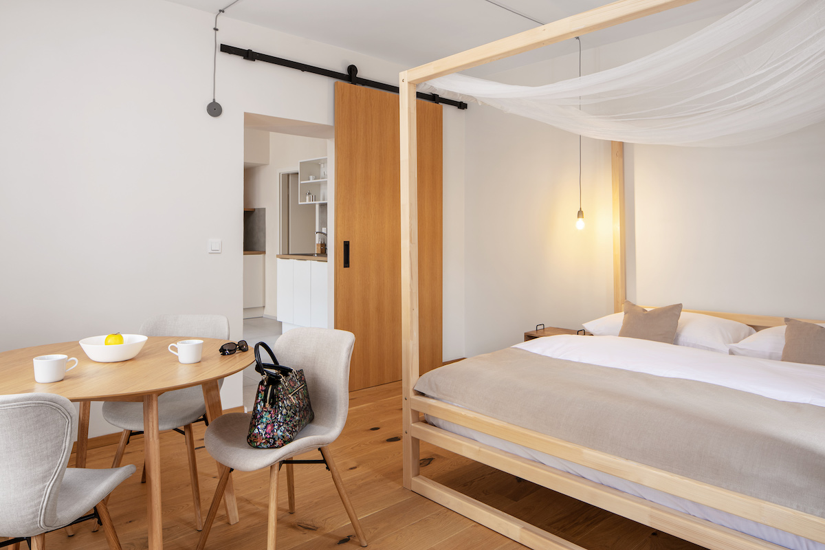 Každý apartmán má jedinečný štýl. 