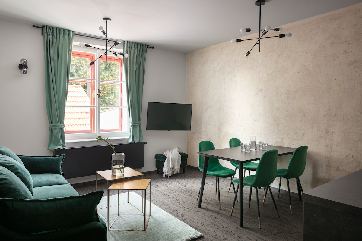 Každý apartmán má jedinečný štýl. 