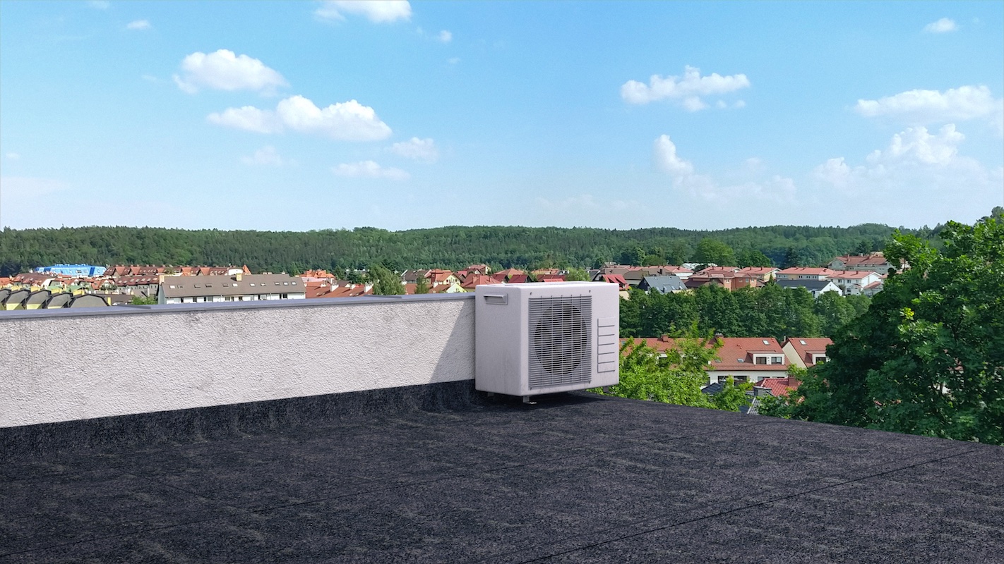klimatizácia na streche