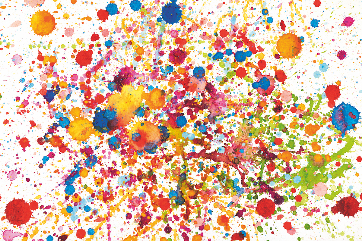 Colorful,Vivid,Water,Color,Splash,Background