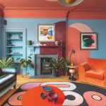 Farevná extravagantná obývačka